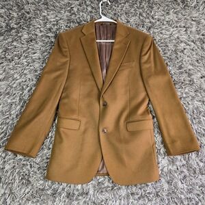 Saks Fifth Avenue Men's Slim Fit Cashmere Blazer Camel Brown 40R